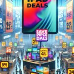 Promotion for iPad deals during Prime Day with discounts on Apple products.