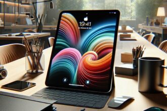 iPad Mini 7 with A17 Pro chip and Apple Intelligence features showcased against a modern technology backdrop