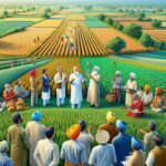 Farmers receiving financial assistance under PM Kisan Yojana.