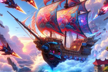 Sky Pirates game updates featuring Attack Boost and Blood Gems