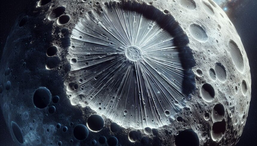 High-resolution image of Copernicus Crater captured by NASA, showcasing the moon's surface features.