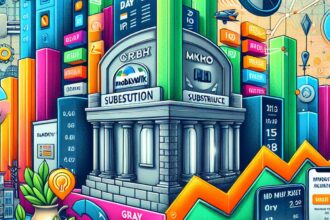 Chart depicting the surge in Mobikwik IPO Day 2 subscription with visual indicators of strong demand and GMP insights.