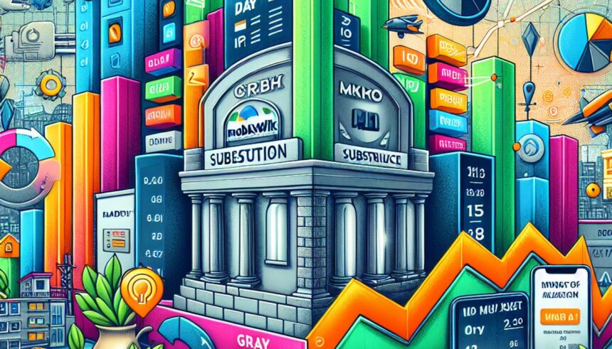 Chart depicting the surge in Mobikwik IPO Day 2 subscription with visual indicators of strong demand and GMP insights.