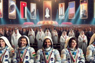 UAE astronauts awarded space medals during Mars mission celebrations, showcasing national pride and achievements