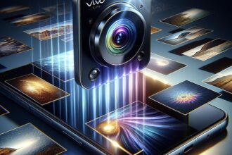 Vivo X200 Pro smartphone showcasing its 200MP camera and sleek design