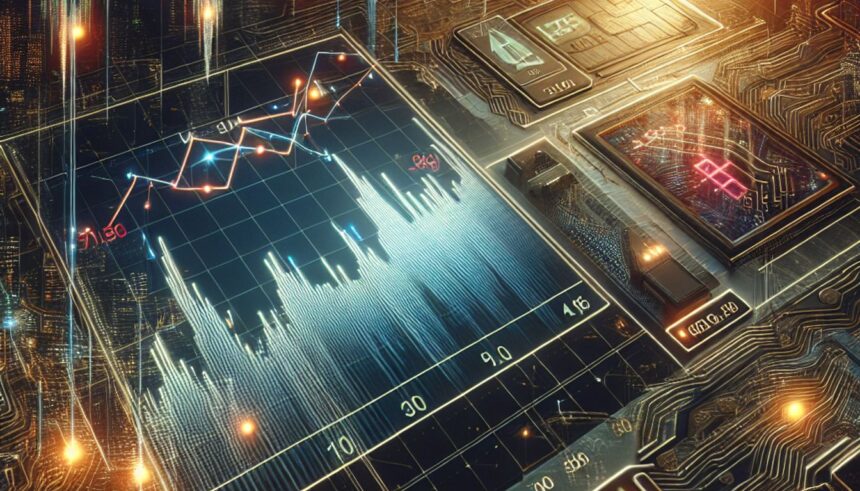 Graph illustrating Nvidia share price decline amidst the rise of DeepSeek AI model